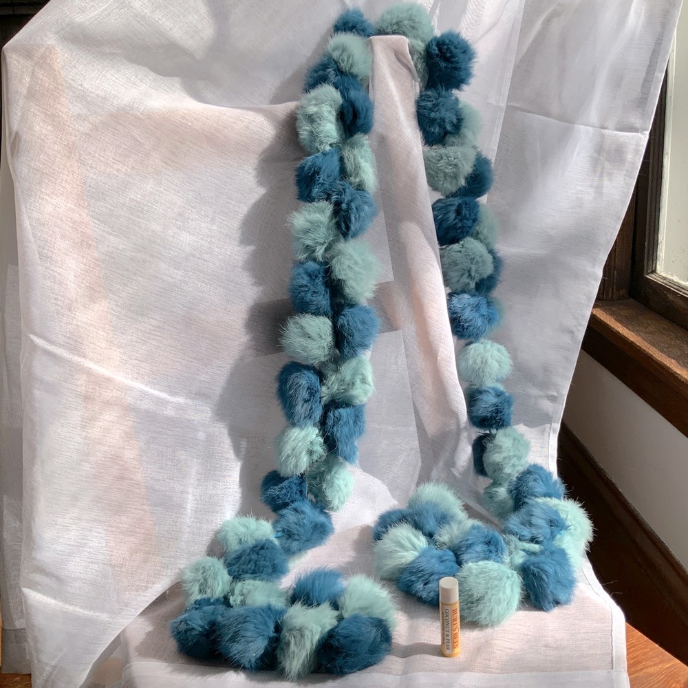 100% Rabbit Fur scarf